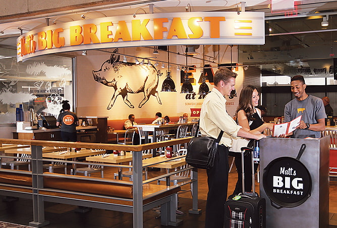 Matt's Big Breakfast restaurant at PHX Sky Harbor International Airport