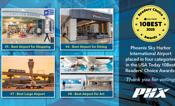  Phoenix Sky Harbor Wins Top 10 Rankings Across Multiple Airport Categories in National Awards