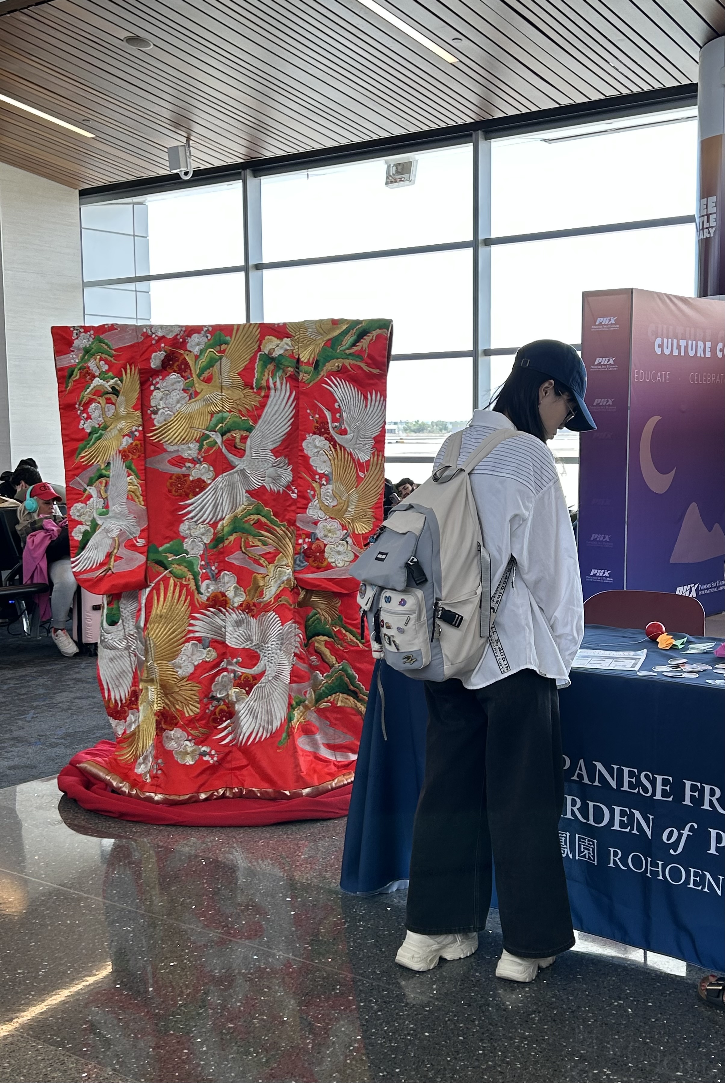 Picture of a Japanese Kimono on display