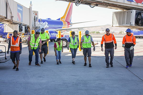  Airport Workers Celebrated