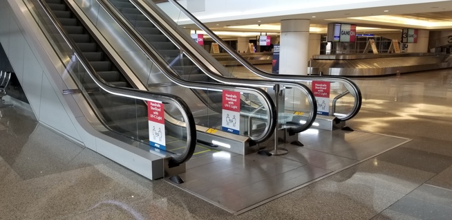 Sanitization of Escalators